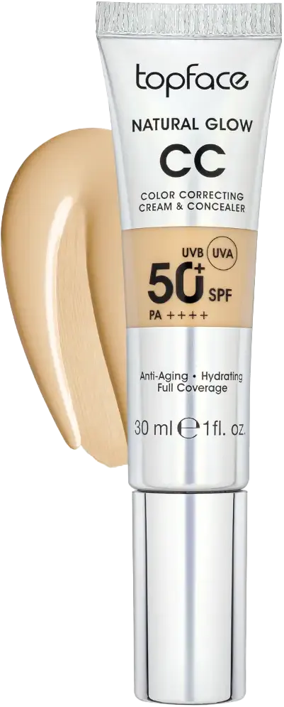 سي سي كريم توب فيس ناتشورال جلو بعامل حماية من الشمس 50+، 005