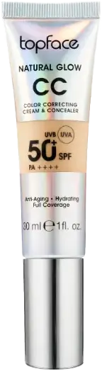 سي سي كريم توب فيس ناتشورال جلو بعامل حماية من الشمس 50+، 008