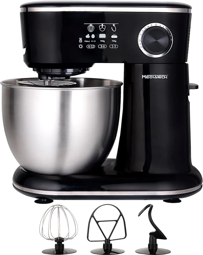 عجان ميديا تك 1200 وات، 5.5 لتر، 12 سرعة، اسود، MT-STM502