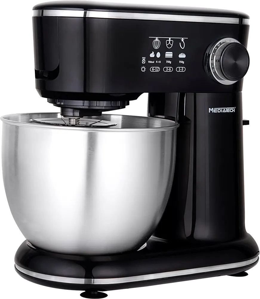 عجان ميديا تك 1200 وات، 5.5 لتر، 12 سرعة، اسود، MT-STM502