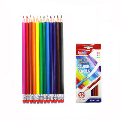 علبة ألوان  خشب سكاي جلوري ، مجموعة 12  لون ، ألوان متعدد ة  SG-6712E