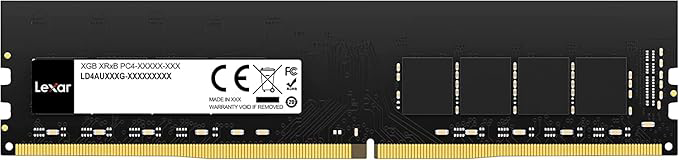 رامات كمبيوتر مكتبي ddr4 من ليكسار ، 288 PIN ، سعة 8 جيجا ، UDIMM، بسرعة 3200 MHZ ، أسود ،LD4AU008G-B3200GSST