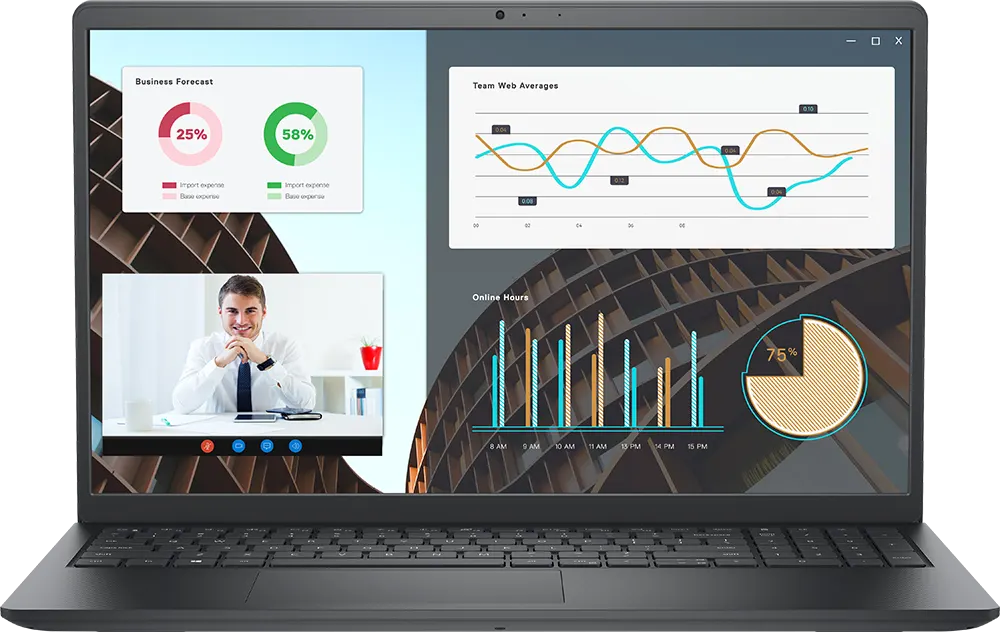 لابتوب ديل فوسترو 3530، معالج من الجيل الثالث عشر إنتل كور™ i7-1355U، ، رامات 8 جيجابايت، هارد ديسك 512 جيجابايت SSD ، كارت شاشة إنتل ألترا إتش دي مدمج ، شاشة 15.6 بوصة FHD، دوس، أسود