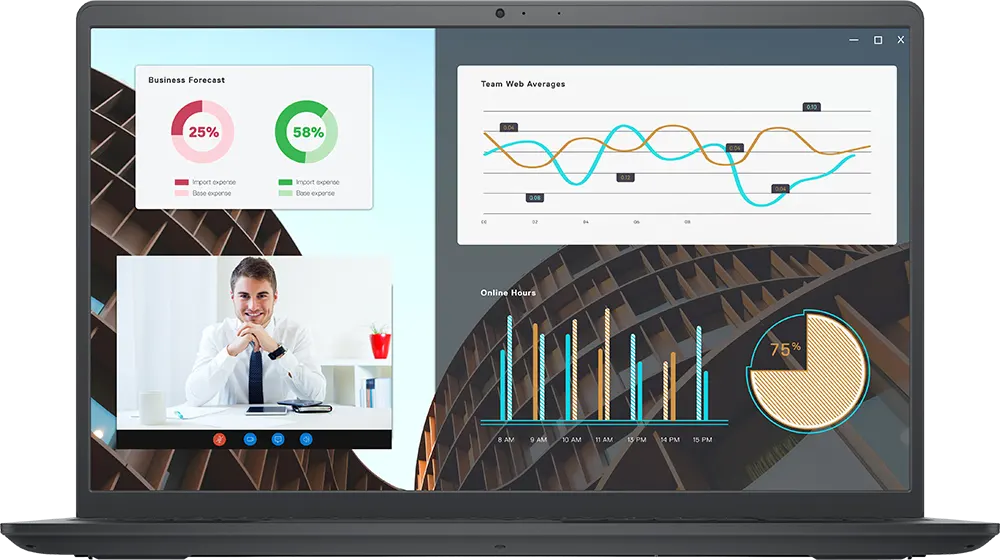 لابتوب ديل فوسترو 3530، معالج من الجيل الثالث عشر إنتل كور™ i7-1355U، ، رامات 8 جيجابايت، هارد ديسك 512 جيجابايت SSD ، كارت شاشة إنتل ألترا إتش دي مدمج ، شاشة 15.6 بوصة FHD، دوس، أسود