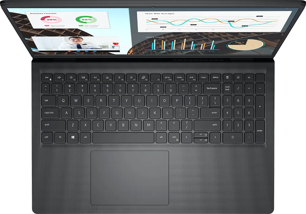 لابتوب ديل فوسترو 3530، معالج من الجيل الثالث عشر إنتل كور™ i7-1355U، ، رامات 8 جيجابايت، هارد ديسك 512 جيجابايت SSD ، كارت شاشة إنتل ألترا إتش دي مدمج ، شاشة 15.6 بوصة FHD، دوس، أسود