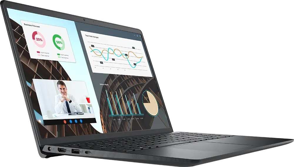 لابتوب ديل فوسترو 3530، معالج من الجيل الثالث عشر إنتل كور™ i7-1355U، ، رامات 8 جيجابايت، هارد ديسك 512 جيجابايت SSD ، كارت شاشة إنتل ألترا إتش دي مدمج ، شاشة 15.6 بوصة FHD، دوس، أسود