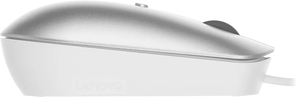 ماوس سلكي لينوفو صغير الحجم 540، منفذ USB-C، رمادي فاتح