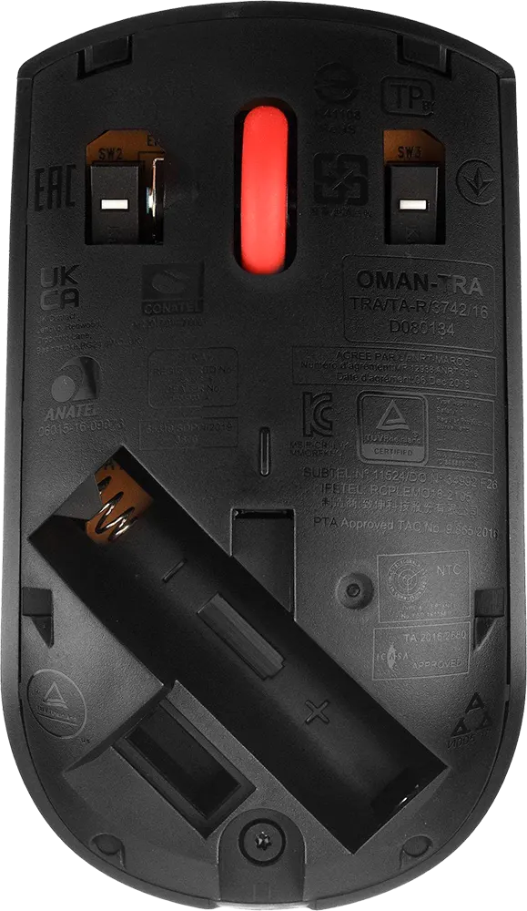 ماوس لاسلكي لينوفو 510 ، 1200 نقطة في البوصة، 2.4 جيجا هرتز، اسود