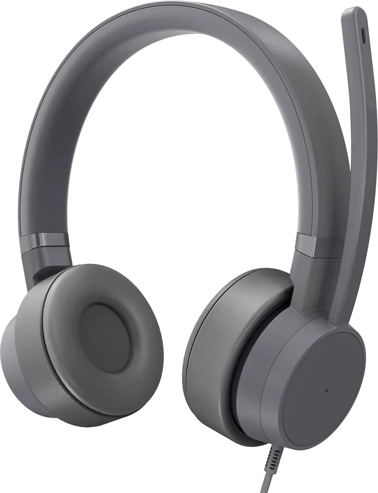 سماعة رأس سلكية لينوفو جو ، الغاء الضوضاء النشط ، 5 ميكروفون ، كابل Type-c ، ألوان متعددة،  L13