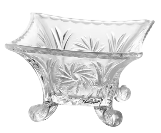 طقم جيلي جلاس هوم ، مكون من 6 قطع ،  تصميم بولة مميز برجول ، زجاج شفاف