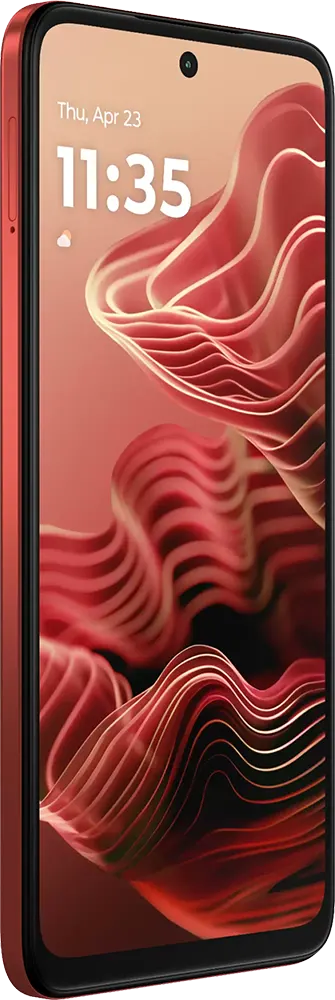 موبايل موتورولا موتو جي 35 ثنائي الشريحة ، ذاكرة 256 جيجابايت ، رامات 8 جيجابايت ، شبكة الجيل الخامس ، أحمر