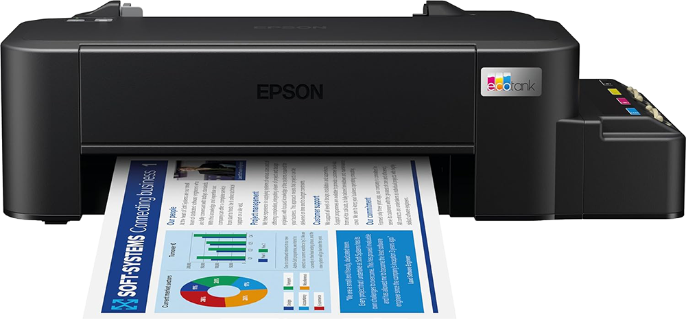 طابعة حبر ايبسون ايكو تانك ، طباعة ألوان ، اتصال usb ، أسود ، L121