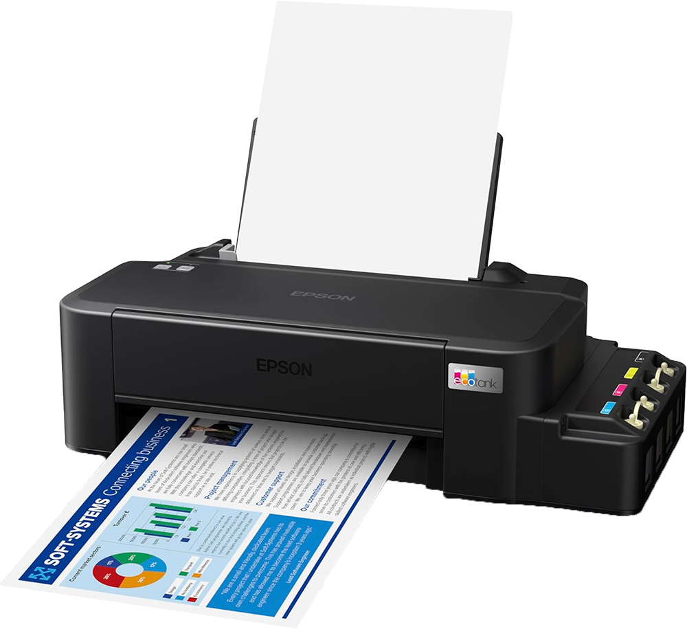 طابعة حبر ايبسون ايكو تانك ، طباعة ألوان ، اتصال usb ، أسود ، L121