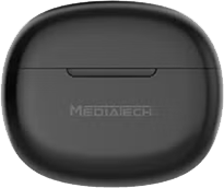 سماعة أذن لاسلكية ميدياتك ، بلوتوث 5.3 ، الغاء الضوضاء ، شحن سريع ، أسود ، MT-E95