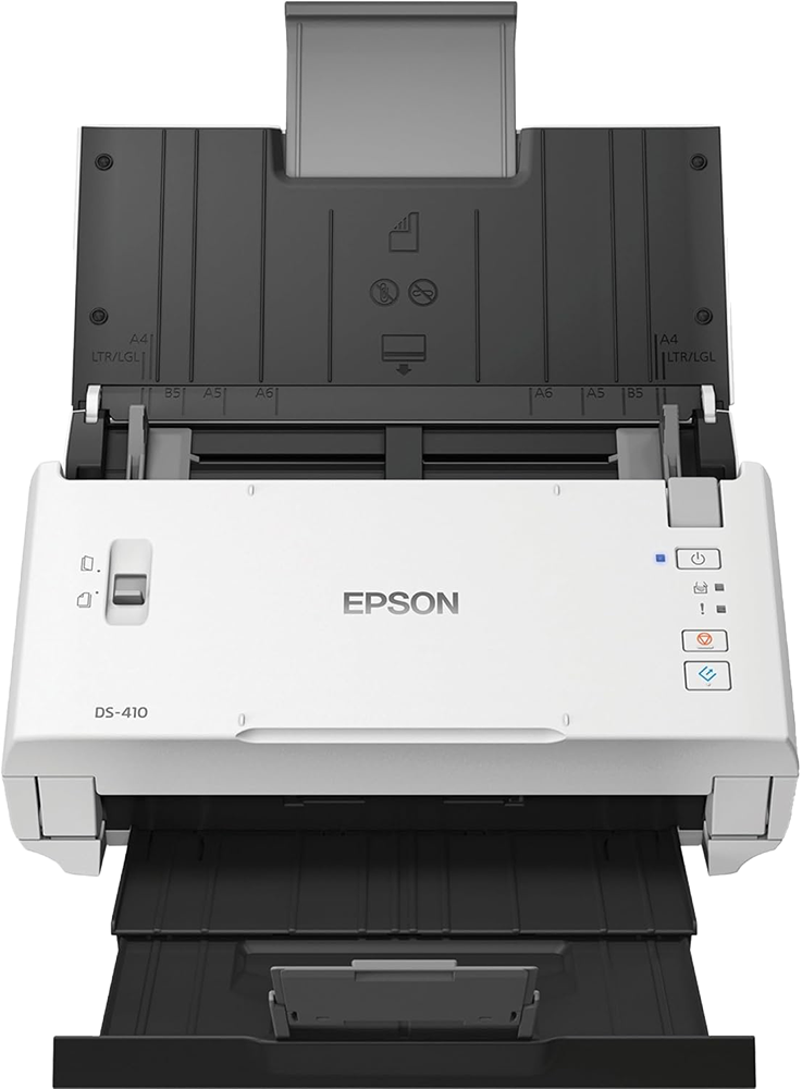 ماسح ضوئي للمستندات من ابسون ، وضع التغذية التلقائية ، USB ، أبيض ، DS-410