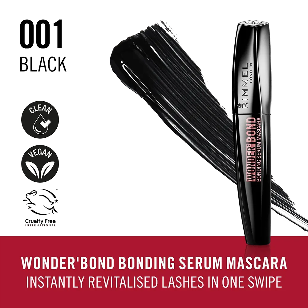 مسكرا ريميل وندر بوند، 001 اسود