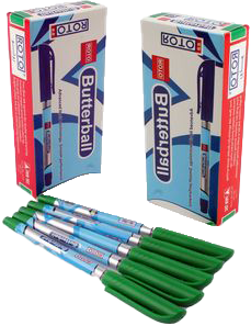 قلم حبر جاف روتو باتربول، 7 ملم، الوان متعددة