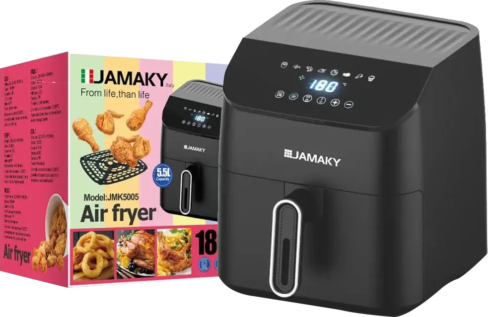 قلاية هوائية  جماكى ديجيتال 5.5لتر  1800وات JMK5005