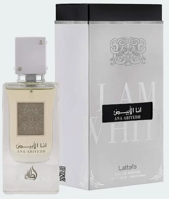عطر انا الابيض من لطافه للجنسين او دي برفان، 60 مل