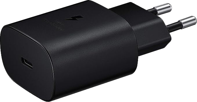 شاحن سامسونج فائق السرعة، 25 وات، PD تايب سي ، اسود ، EP-TA800NBEGEU