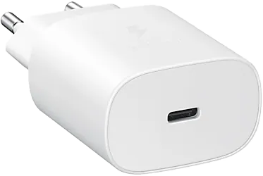 شاحن سامسونج فائق السرعة، 25 وات، PD تايب سي ، أبيض ، EP-TA800NBEGEU