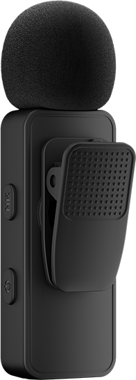 ميكروفون لاسلكي من بويا ، LIGHTNING ، مناسب لأجهزة IOS ،  خاصية تقليل الضوضاء ، مؤشر LED ، أسود ، BY-V2