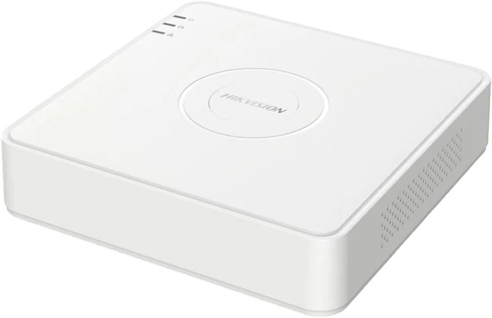 Hikvision DVR, 4 Channel, 2 USB Ports, 1 SATA Port, White, DS-7104HGHI-M1