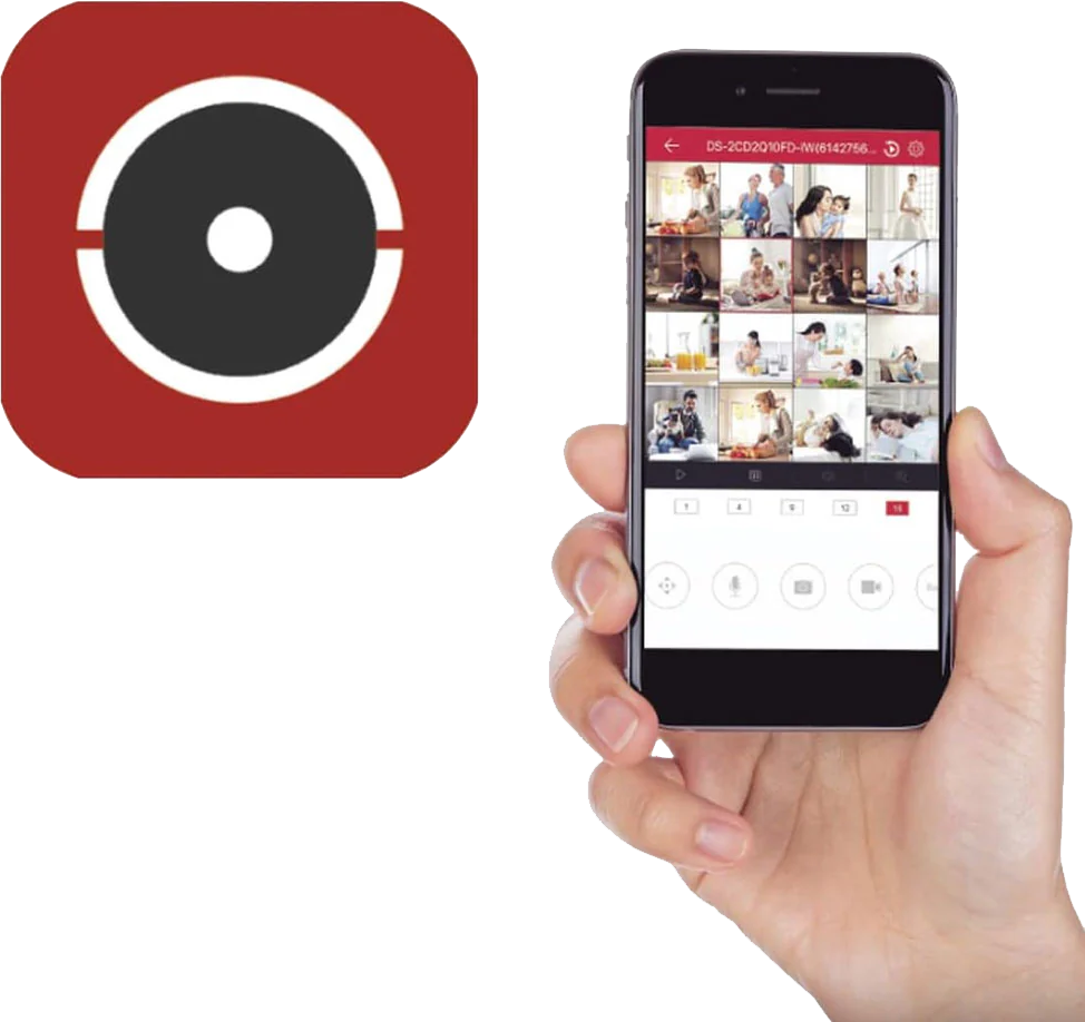 Hikvision DVR, 4 Channel, 2 USB Ports, 1 SATA Port, White, DS-7104HGHI-M1