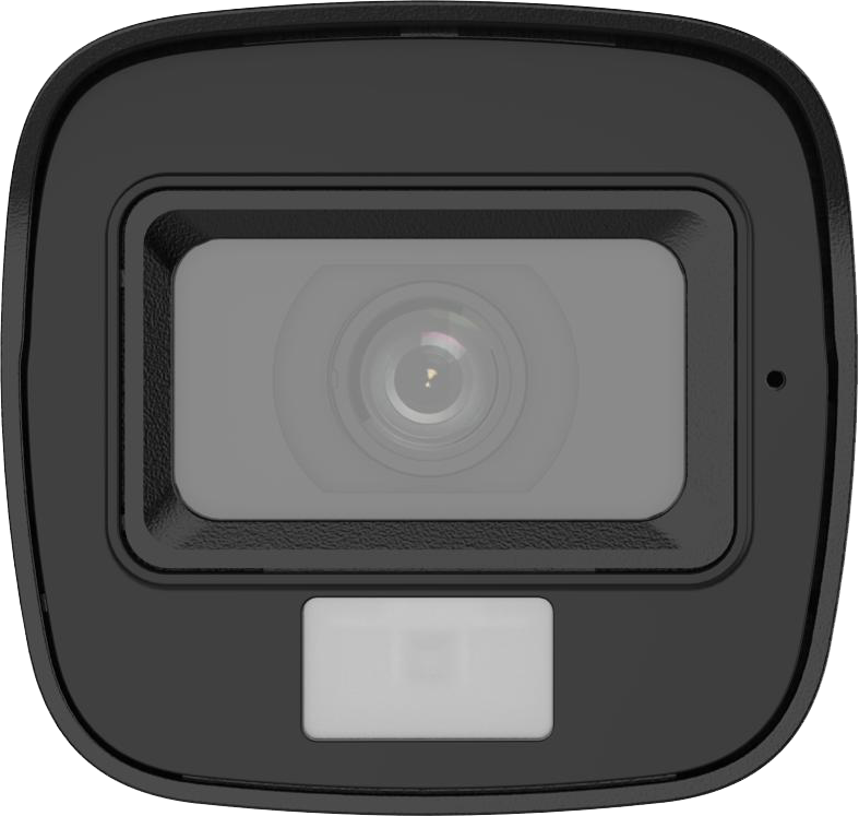 كاميرا مراقبة خارجية هيكفيجن ، 2 ميجابكسل ، عدسة 3.6 مم ، اضاءة مزدوجة ، ميكروفون ، أبيض ، DS-2CE16D0T-LPFS