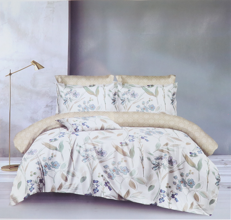 طقم ملاية سرير اطفال كارين هوم ، مقاس 180 * 235 سم ، مكون من 6 قطع ، الوان متعددة