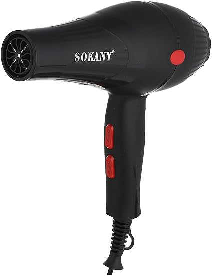 استشوار سوكاني ، 2600 وات ، سرعتان ، أسود ، SK-3210