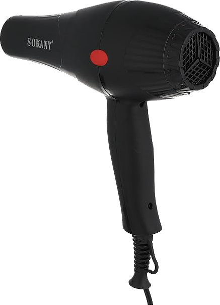 استشوار سوكاني ، 2600 وات ، سرعتان ، أسود ، SK-3210