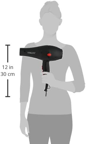 استشوار سوكاني ، 2600 وات ، سرعتان ، أسود ، SK-3210