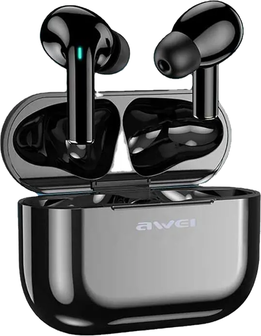 سماعات أذن لاسلكية ترو سبورت من اوي ، بلوتوث 5.1 ، مقاومة للماء ، شاشة ديجيتال ، أسود ، T29P