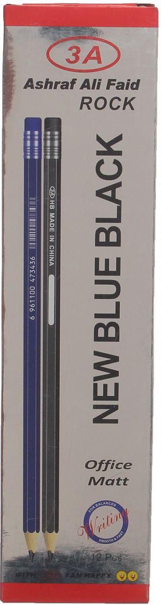 علبة قلم رصاص ايزي لاين 2B من ثري ايه 12 قطعه EL-15