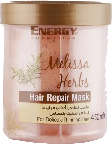 ماسك للشعر انيرجى كوزماتيكس لاصلاح الشعر باعشاب ميليسا، 450 مل