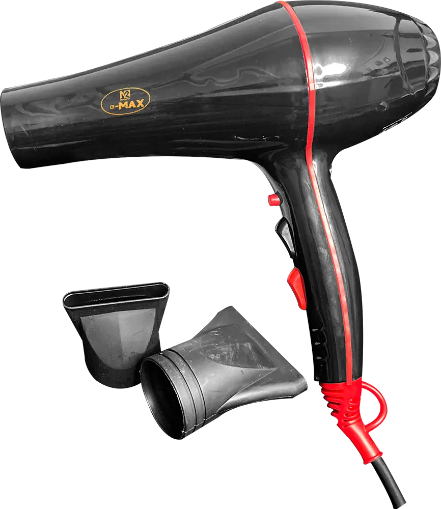 مجفف شعر ماكس 3000 وات، سرعتين، لون أسود، موديل G-9922