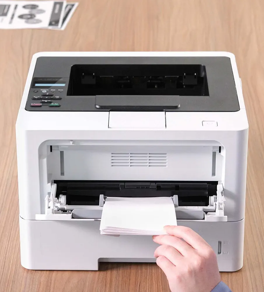 طابعة ليزرجيت براذر أحادية اللون، إيثرنت، سرعة طباعة عالية، لون أسود، HL-L5210 DN