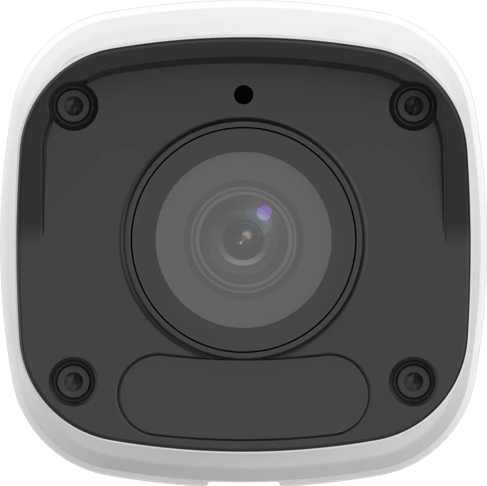 كاميرا مراقبة شبكية خارجية يونيفيو ثابتة تعمل بالأشعة تحت الحمراء بدقة 4 ميجابكسل، عدسة 4.0 مم، مايكروفون مدمج، ألوان، أبيض، IPC2124LB-AF40KM-G-4MP