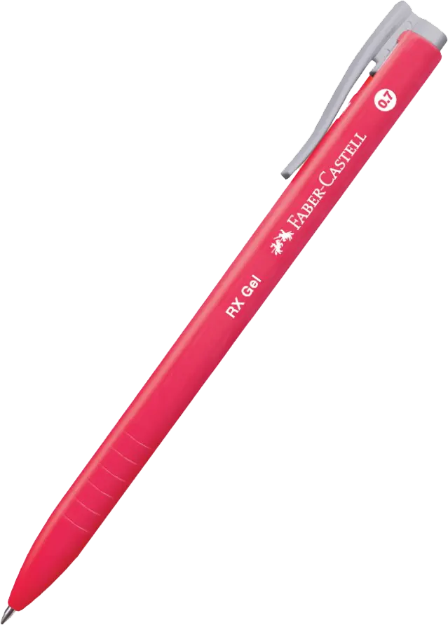 قلم جيل سوستة فابر كاسيل 0.7 مم سريع الجفاف ، أحمر، 249621