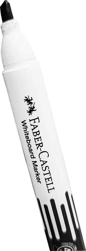 قلم سبورة فابر كاسيل مشطوف، عريض،  اسود ، موديل 253999