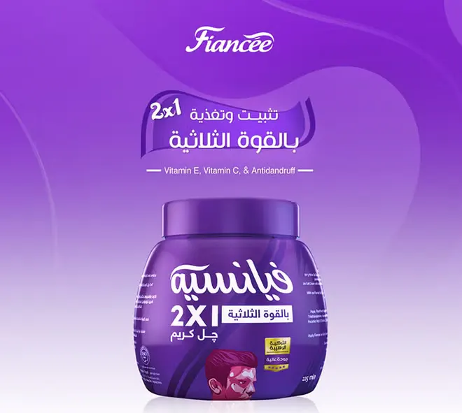جل كريم شعر فيانسيه 2 في 1 بالقوة الثلاثية، 225 مل
