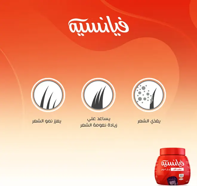 جل كريم شعر فيانسيه لترطيب اكثر، 225 مل