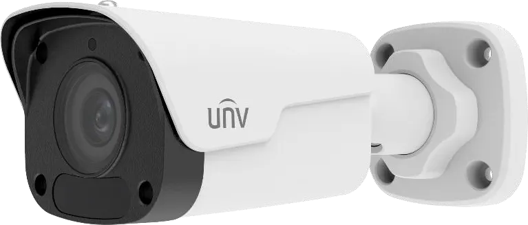 كاميرا مراقبة شبكية خارجية يونيفيو ثابتة تعمل بالأشعة تحت الحمراء بدقة 3 ميجابكسل، عدسة 4.0 مم، ألوان، مايكروفون مدمج، أبيض، IPC2123LB-AF40KM-G