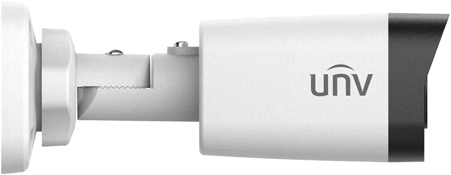 كاميرا مراقبة شبكية خارجية يونيفيو ثابتة تعمل بالأشعة تحت الحمراء بدقة 3 ميجابكسل، عدسة 4.0 مم، ألوان، مايكروفون مدمج، أبيض، IPC2123LB-AF40KM-G