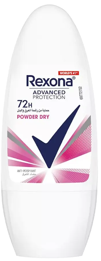 مزيل عرق رول اون مضاد للتعرق للنساء ادفانسد بروتكشن باودر دراي من ريكسونا، 50 مل