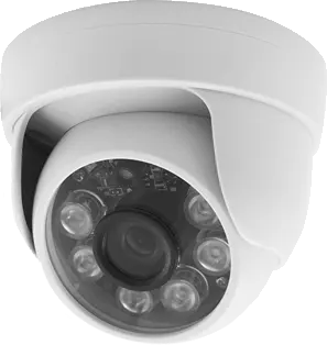 كاميرا مراقبة هاي شارب AHD بدقة 2 ميجا بكسل، عدسة 2.8 مم، أبيض، HS.D003AG