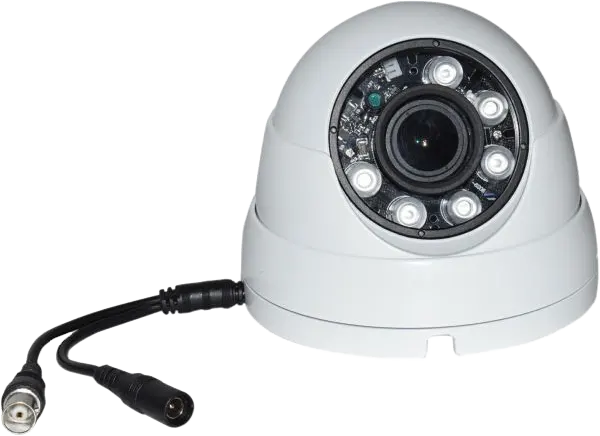 كاميرا مراقبة هاي شارب AHD بدقة 2 ميجا بكسل، عدسة 2.8 مم، أبيض، HS.D003AG
