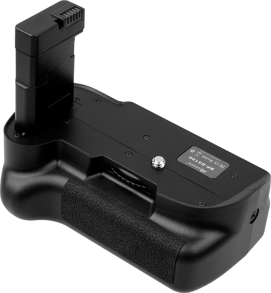مقبض بطارية عمودي من أبوتشر لكاميرا نيكون D5100، أسود، BP.D5100