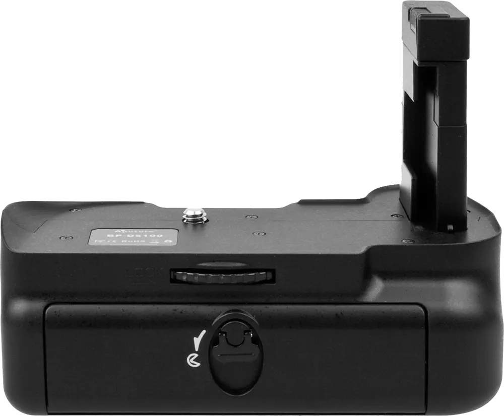 مقبض بطارية عمودي من أبوتشر لكاميرا نيكون D5100، أسود، BP.D5100